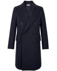 Fursac - Herringbone Double-Breasted Coat - Lyst