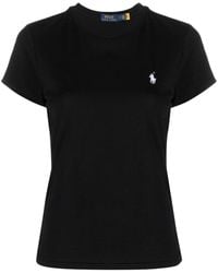 Polo Ralph Lauren - Classic Black T Shirt - Lyst