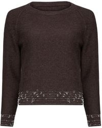Maison Margiela - Crew Neck Long-Sleeve Cardigan - Lyst