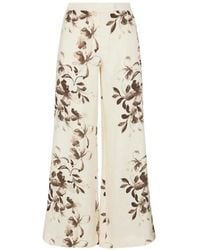 Hevron - Capri Floral-Print Trousers - Lyst