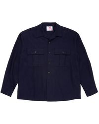 Son Of The Cheese - Flap-Pocket Camp-Collar Shirt - Lyst