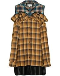 Maison Margiela - Pendleton Freeze-frame Shirt Dress - Lyst