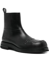 Achilles Ion Gabriel Bang Ankle Boots in Black for Men | Lyst