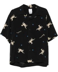 Visvim - Camisa Crosby Con Caballo Estampado - Lyst