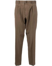 Dell'Oglio - Wool Tapered Trousers - Lyst