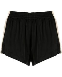 Palm Angels - Pantalones Cortos De Chándal A Rayas Laterales - Lyst