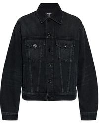 Balmain - Button-Up Denim Jacket - Lyst