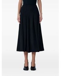 Limi Feu - Pleated Cropped Palazzo Pants - Lyst