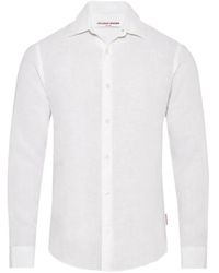 Orlebar Brown - Giles Linen Shirt - Lyst