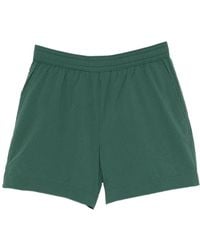 Maison Kitsuné - Short De Bain En Seersucker À Patch Logo - Lyst