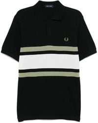 Fred Perry - パネル ポロシャツ - Lyst