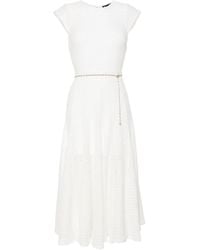 Maje - Crochet-Knit Maxi Dress - Lyst