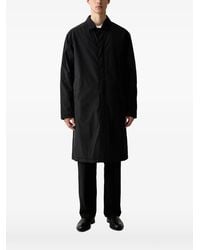 Les Deux - Quilted-Lining Single-Breasted Coat - Lyst