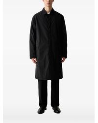 Les Deux - Quilted-Lining Single-Breasted Coat - Lyst