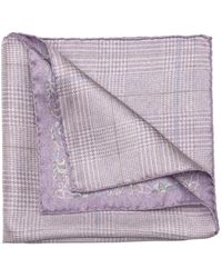 Elizabetta - Kariertes Enzo Einstecktuch - Lyst
