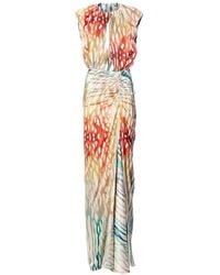 Silvia Tcherassi Leonor Coral-print Dress in White | Lyst