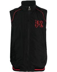 Palm Angels - Paddock Logo-embroidered Vest - Lyst
