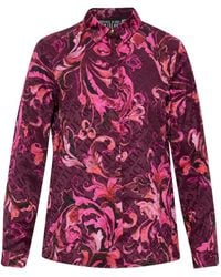 Versace Jeans Couture - Shirt With 'Barocco' Pattern - Lyst