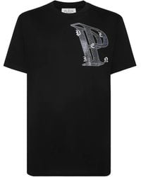 Philipp Plein - Rhinestone-Embellished Cotton T-Shirt - Lyst