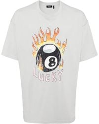 FIVE CM - Graphic-Print Cotton T-Shirt - Lyst