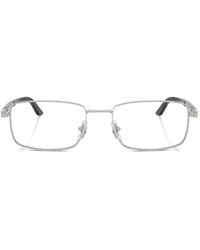 Persol - Brille Mit Eckigem Gestell - Lyst