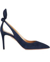 Aquazzura - 85Mm Bow-Tie Pumps - Lyst