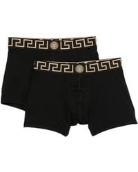Versace - Greca Medusa Briefs (Set Of Two) - Lyst