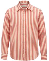 Bode - Camisa Rancho A Rayas De Manga Larga - Lyst