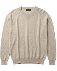DSquared² - Ribbed-Trim Crew-Neck Sweater - Lyst