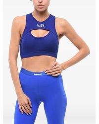 DSquared² - Brassière De Sport À Logo Imprimé - Lyst