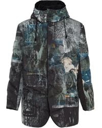 Yohji Yamamoto - Graphic-Print Padded Jacket - Lyst