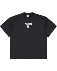 Vetements - Polizei Eagle-Emblem T-Shirt - Lyst