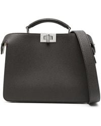 Fendi - Small Peekaboo Iseeu Leather Tote Bag - Lyst