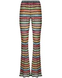 Missoni - Zigzag Flared Broek - Lyst