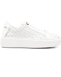 Alexander Smith - London High Woven-Leather Sneakers - Lyst