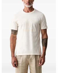 GANT - Logo-Print Slub-Texture T-Shirt - Lyst