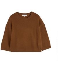 Chinti & Parker - Cloud Cropped-Sleeve Sweater - Lyst