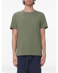 Brooksfield - Logo-Embroidered T-Shirt - Lyst
