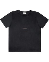 Saint Laurent - Cotton T-Shirts And Polos - Lyst