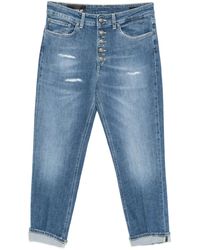 Dondup - Pantalones vaqueros con efecto envejecido - Lyst