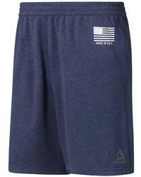 Reebok - Crossfit Logo-Detail Short - Lyst