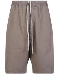 Rick Owens - Dropped-Crotch Drawstring Shorts - Lyst