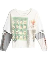 SAITOS - Hybrid Medic Graphic-Print Layered Sweatshirt - Lyst