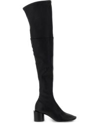 Jil Sander - 60Mm Leather Round-Toe Boots - Lyst