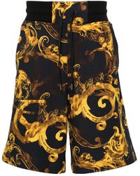 Versace - Pantalones cortos de chándal con estampado Barocco - Lyst
