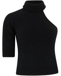 Roberto Collina - Pull Asymétrique À Col Roulé - Lyst