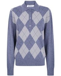 Rohe - Sweat En Laine À Motif Losanges - Lyst