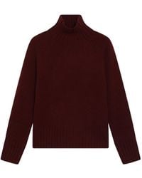 Max Mara - High-Neck Raglan-Sleeve Sweater - Lyst