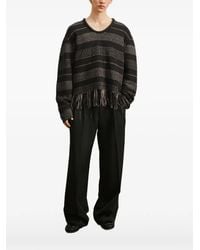 CROQUIS - Gestreifter Pullover Mit Fransenbesatz - Lyst