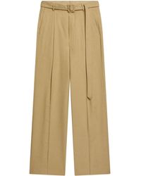 Dries Van Noten - Belted Mid-rise Tailored Trousers - Lyst